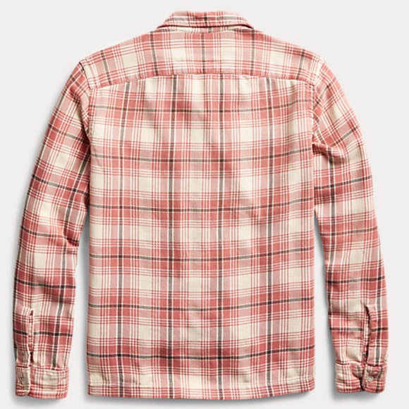 Ralph Lauren RRL Plaid Twill Camp Shirt - Picture 2 of 6